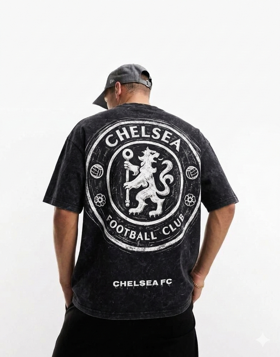 CHELSEA FC  | CLUB THEMED printed oversized unisex tshirt