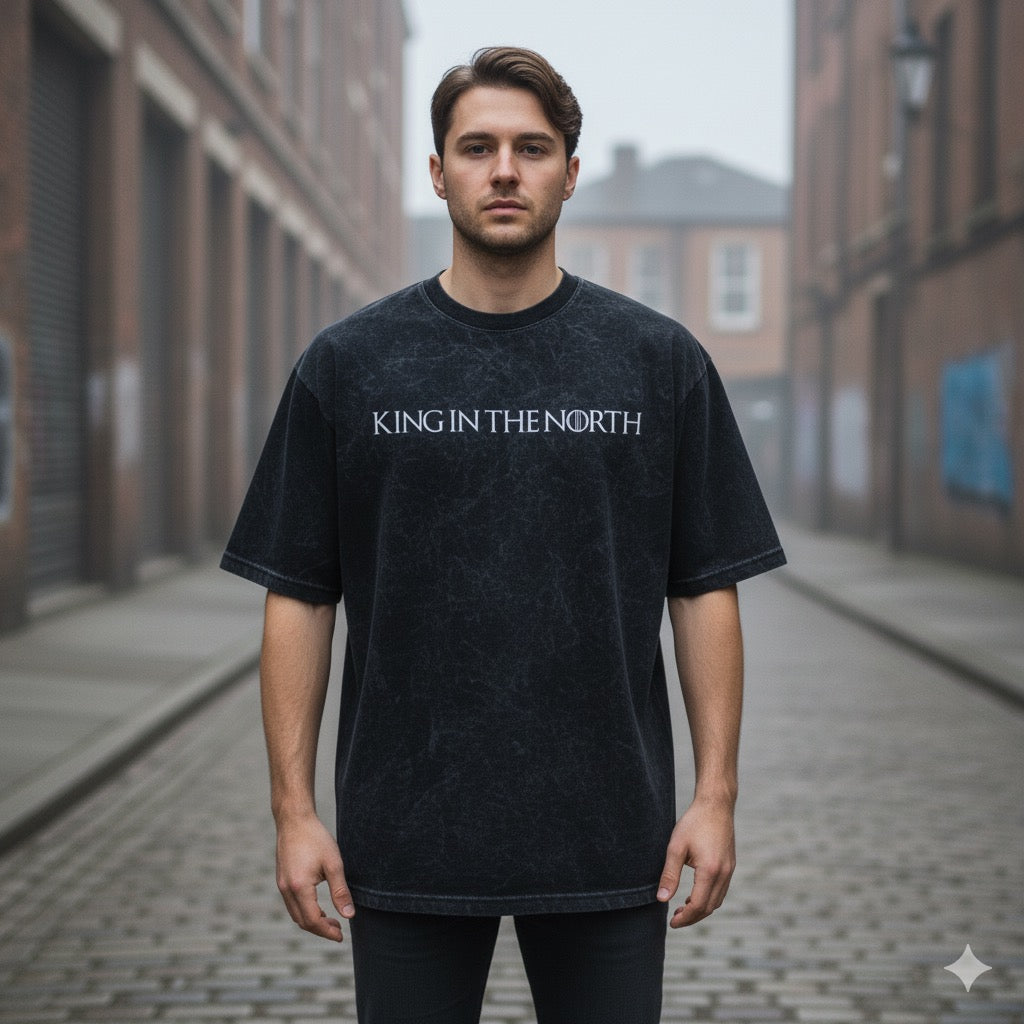 GAME OF THRONES : The North remembers - john snow unisex printed oversized tshirt