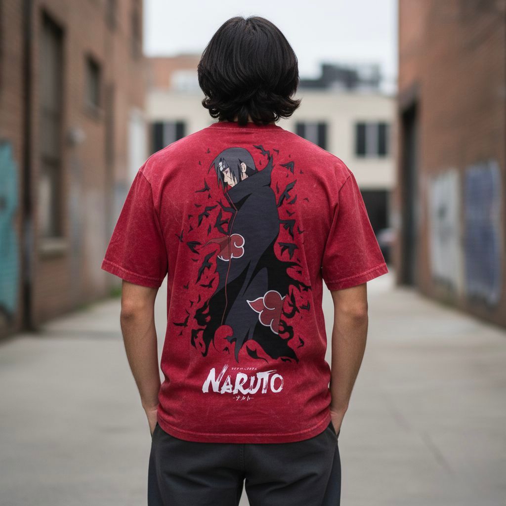 NARUTO - printed oversized unisex tshirt