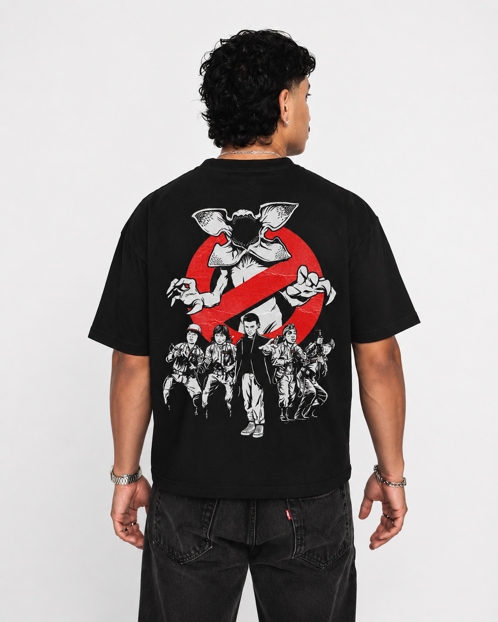 STRANGER THINGS | printed oversized unisex tshirt