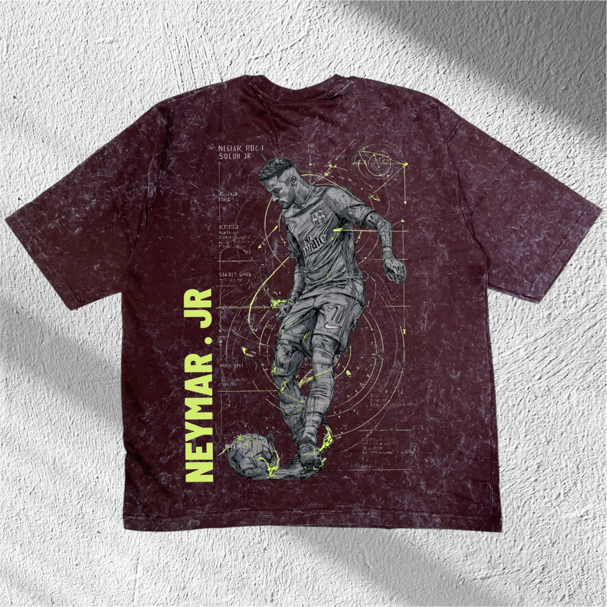 Wear the legend : NEYMAR BACK PRINTED - OVERSIZED TSHIRT