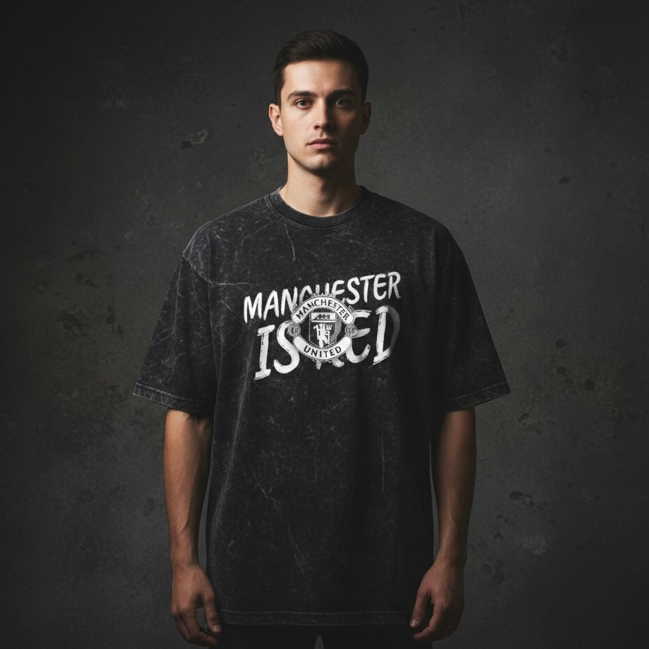 MANCHESTER UNITED | CLUB THEMED printed oversized unisex tshirt