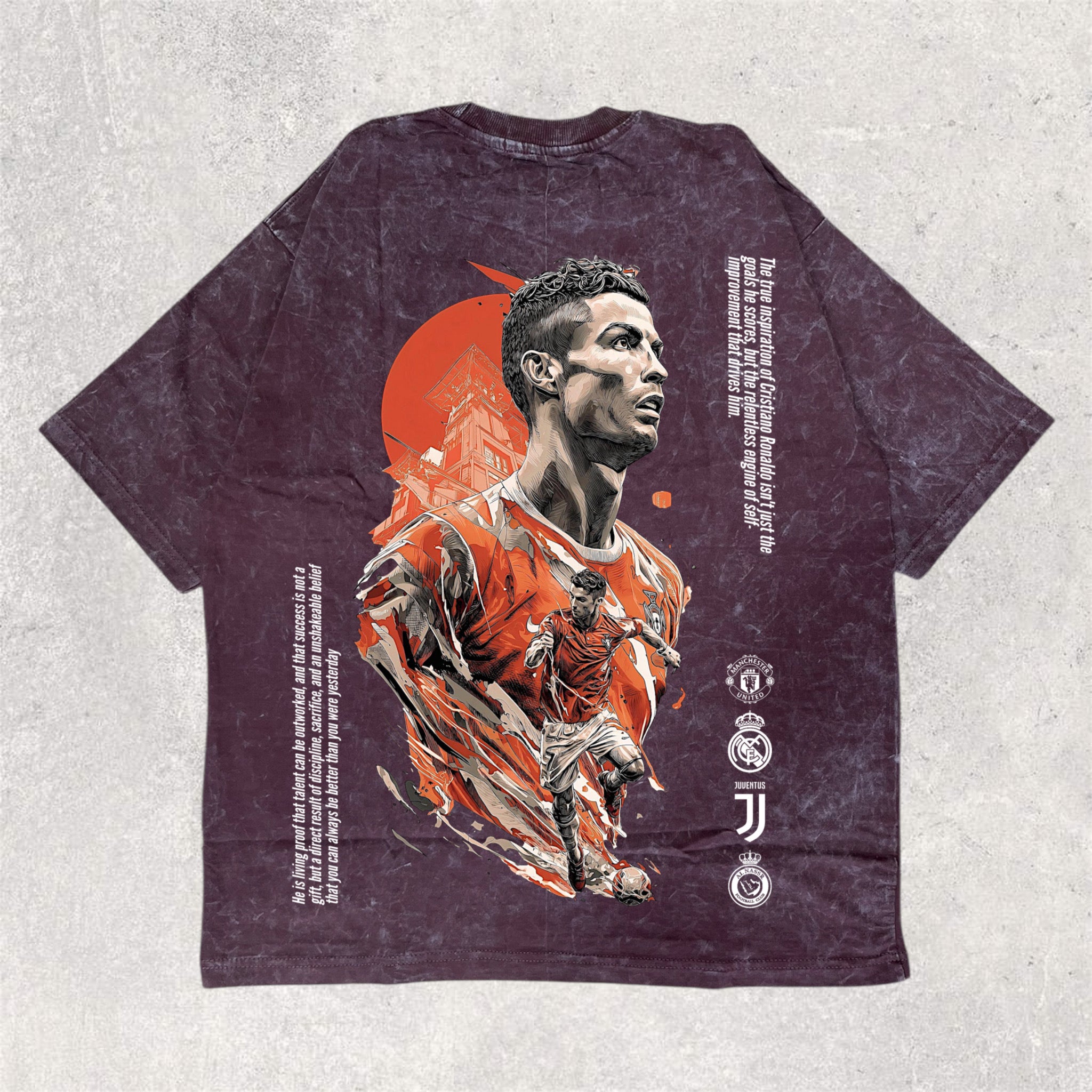Wear the Legend: RONALDO  printed unisex oversized T-Shirt