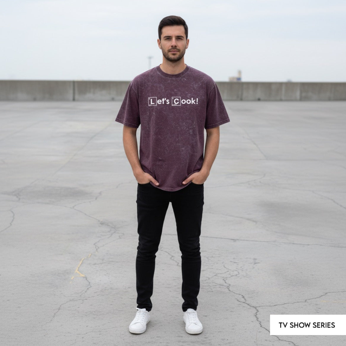 BREAKING BAD : let’s cook - unisex printed oversized tshirt