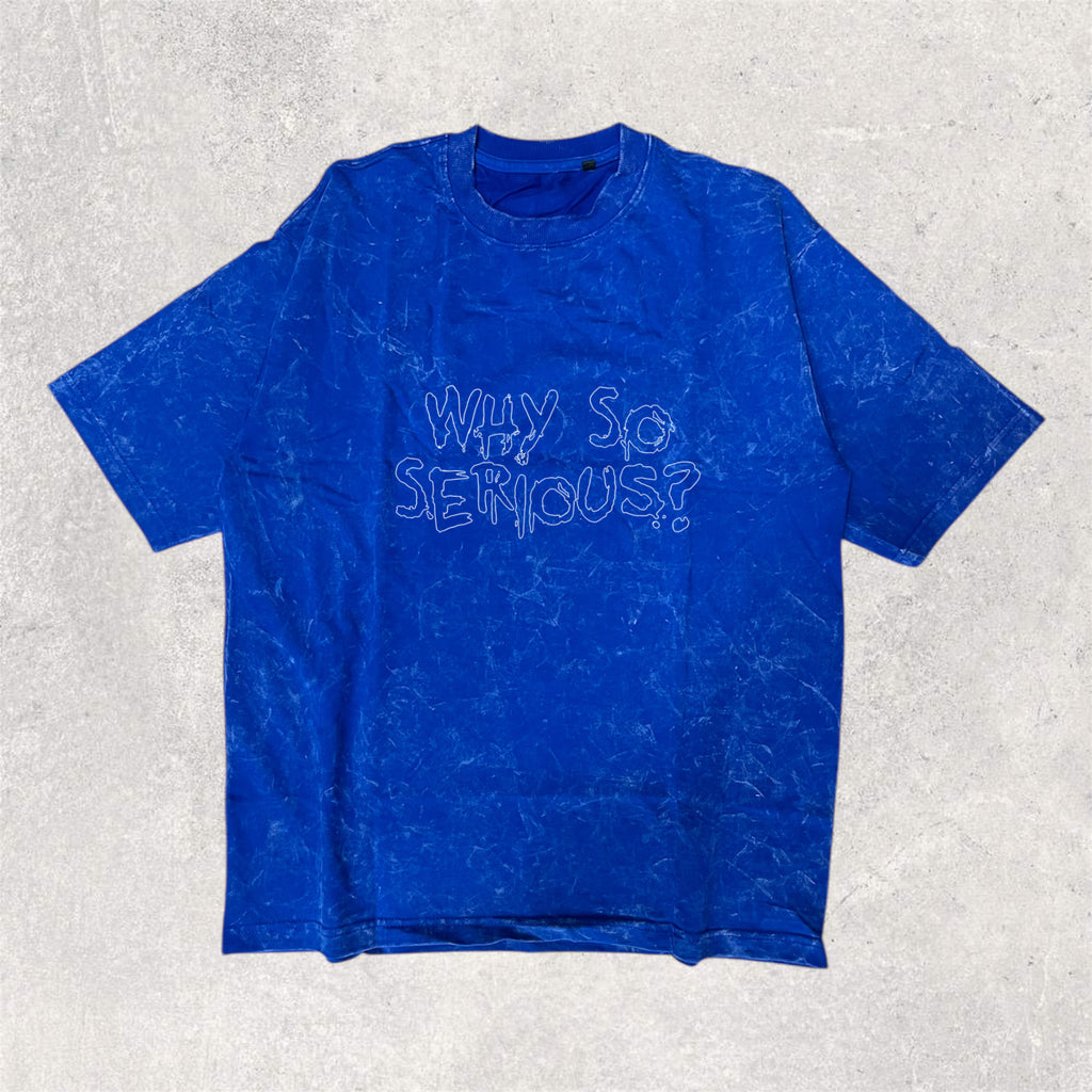 JOKER - why so serious : character printed unisex oversized tshirt