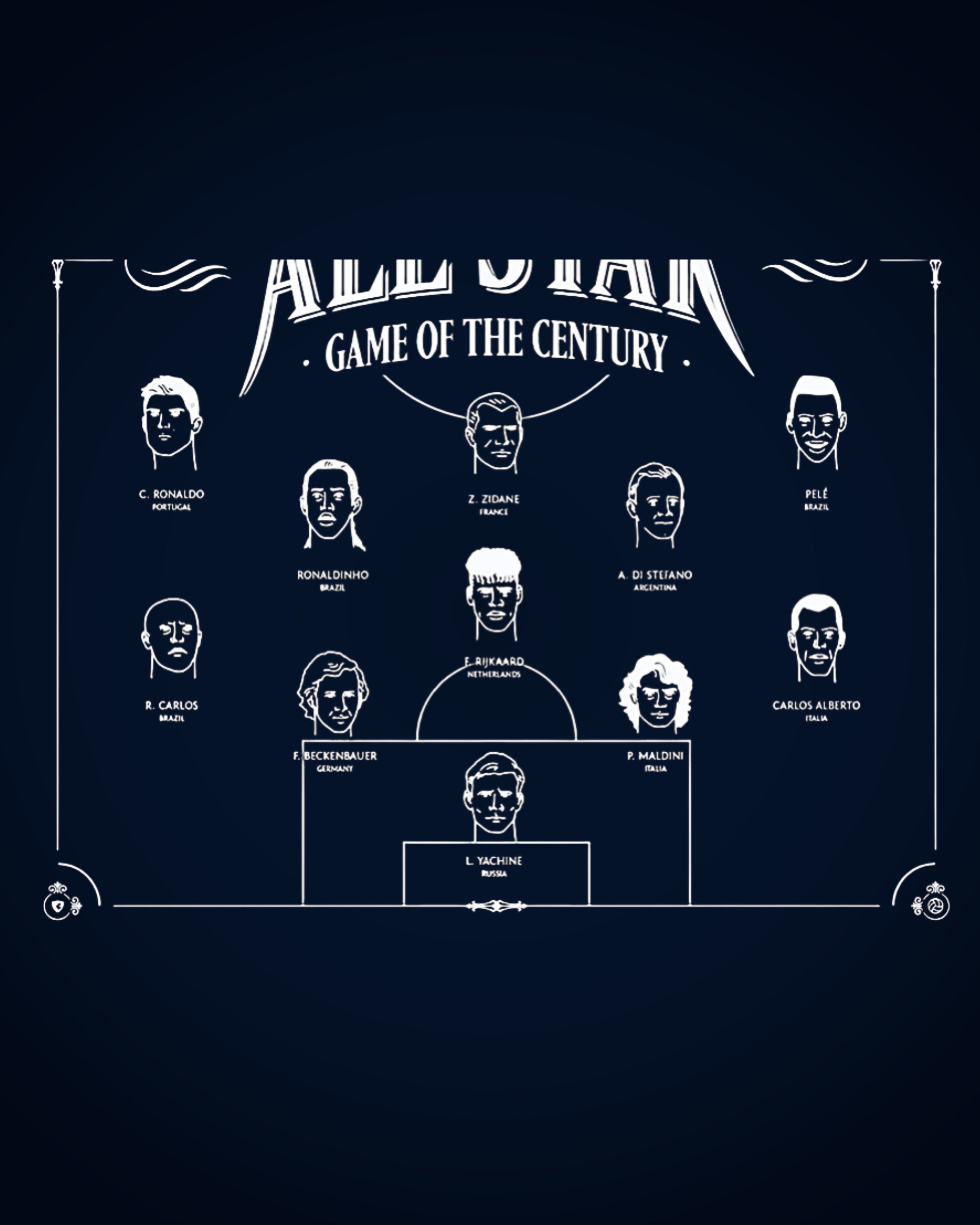 Wear the Legend : inkredible exclusive limited edition , ALL STAR - game of the century printed oversized tshirt