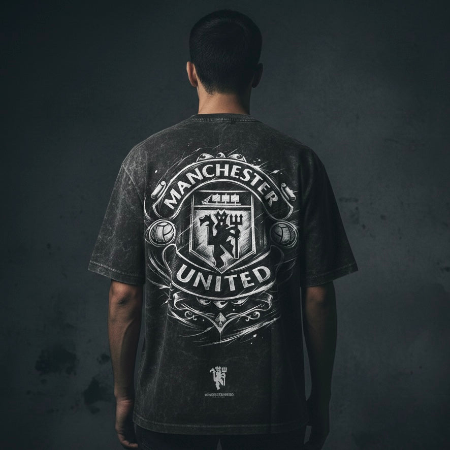 MANCHESTER UNITED | CLUB THEMED printed oversized unisex tshirt