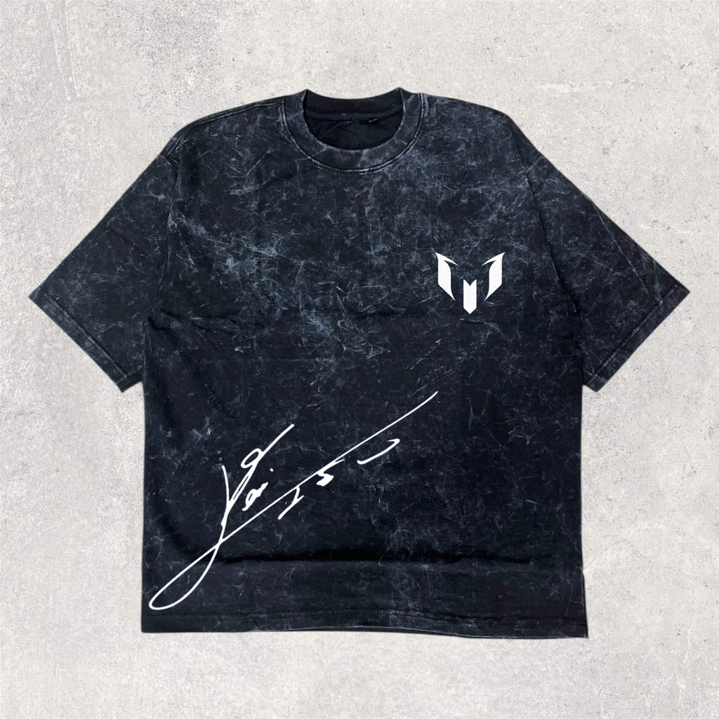 Wear the legend : MESSI illustrated back printed unisex oversized tshirt