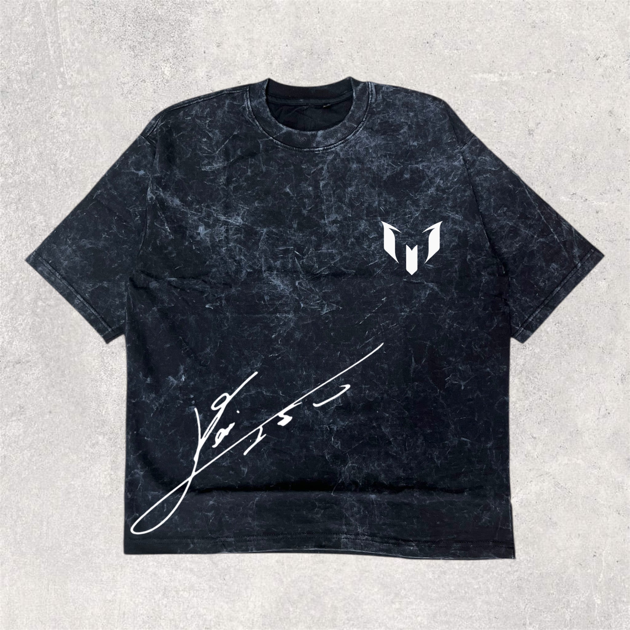 Wear the legend : MESSI illustrated back printed unisex oversized tshirt