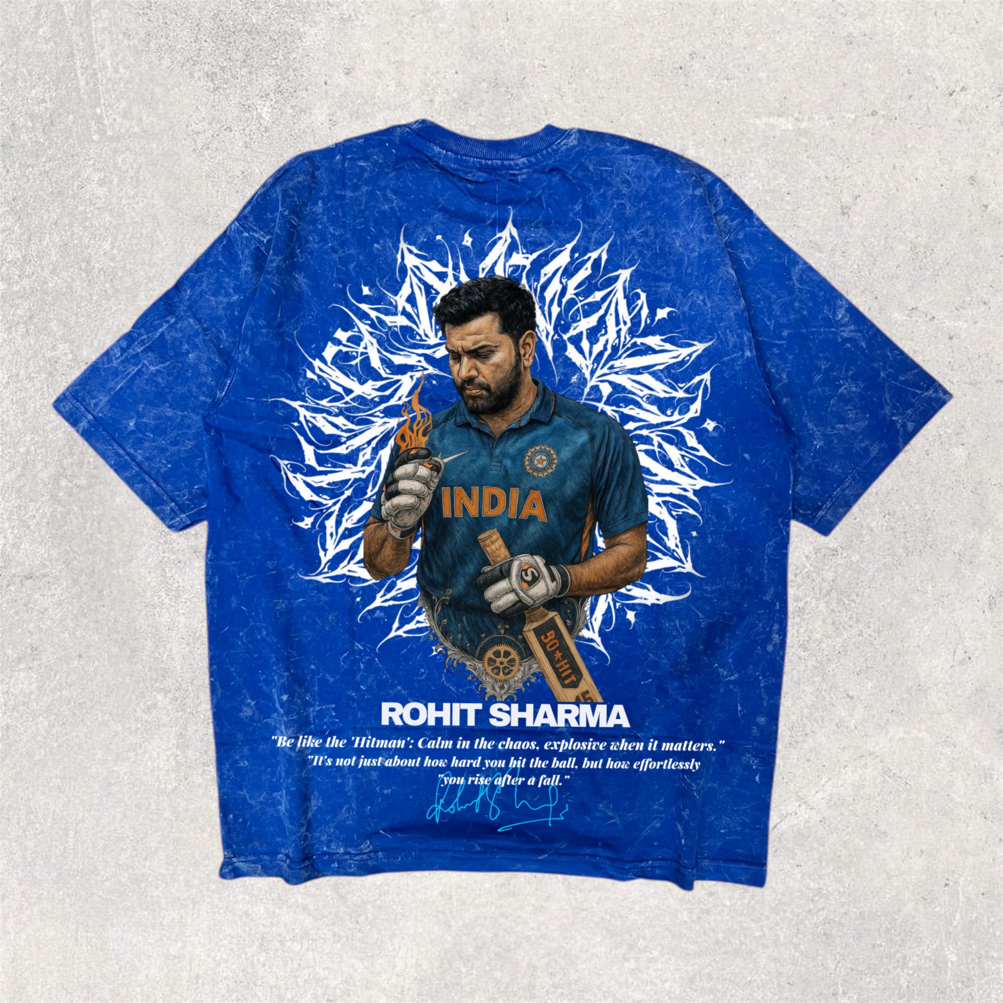 HITMAN FOREVER | rohit sharma  - printed unisex oversized tshirt