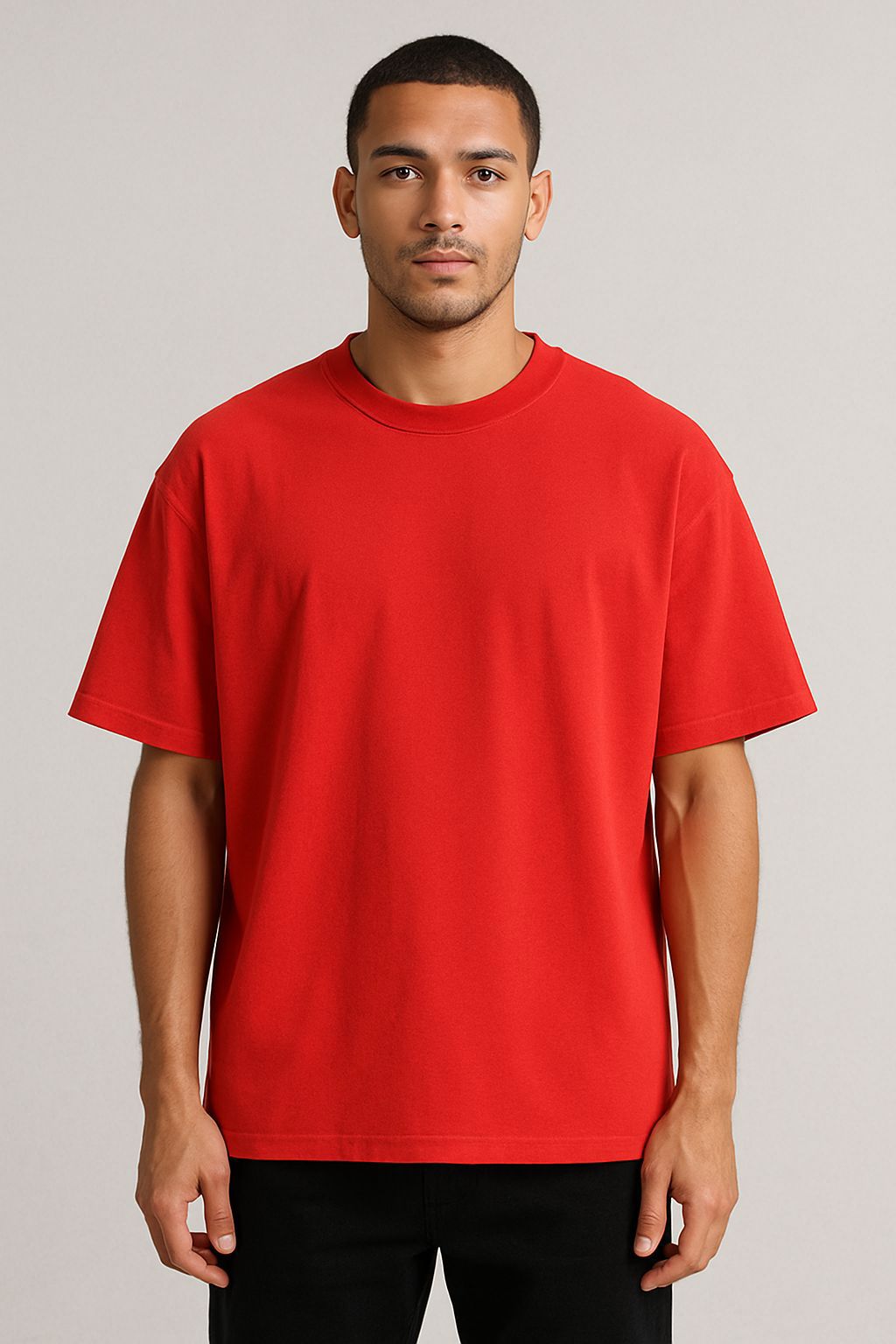 RED SOLID COLOR | OVERSIZED UNISEX TSHIRT