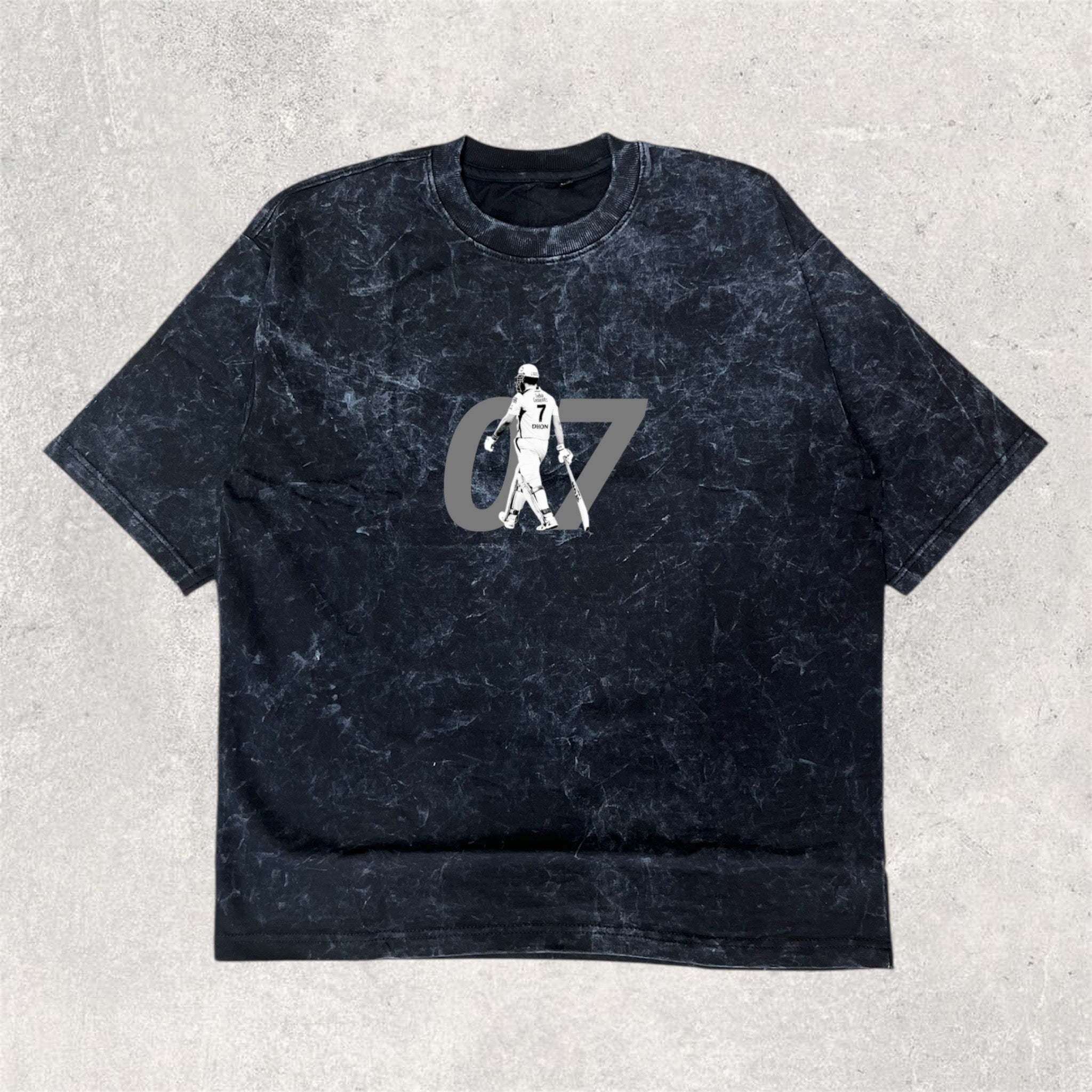 M S DHONI - printed unisex oversized tshirt