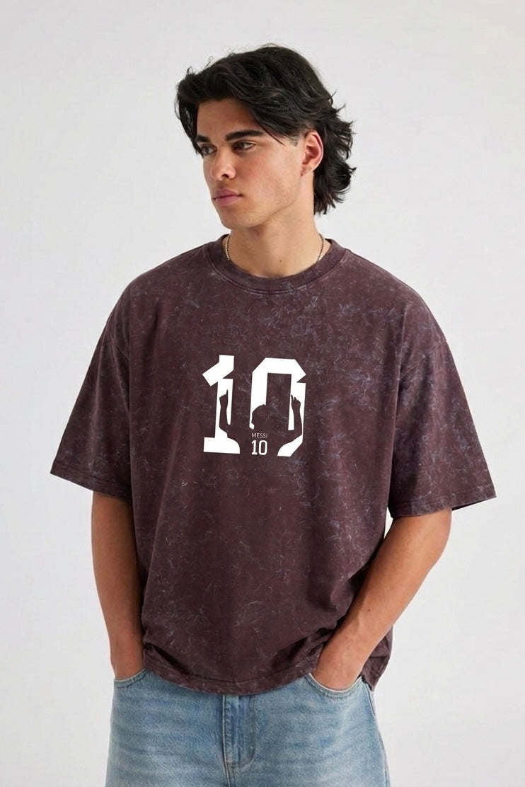 Wear the Legend: Messi printed unisex oversized T-Shirt