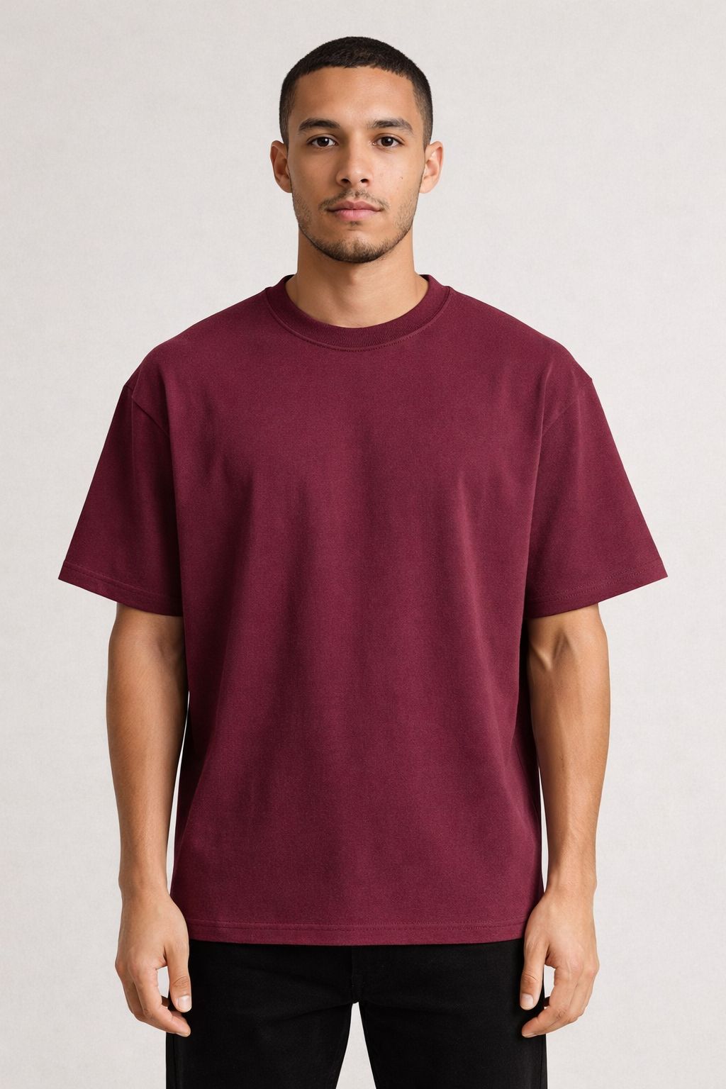 DEEP WINE - SOLID COLOR | OVERSIZED UNISEX TSHIRT