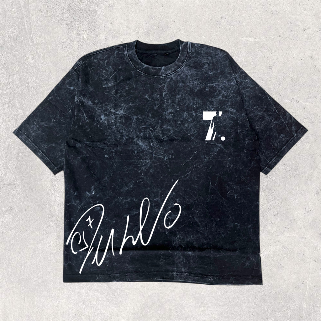 Wear the legend : RONALDO illustrated  back printed unisex oversized tshirt