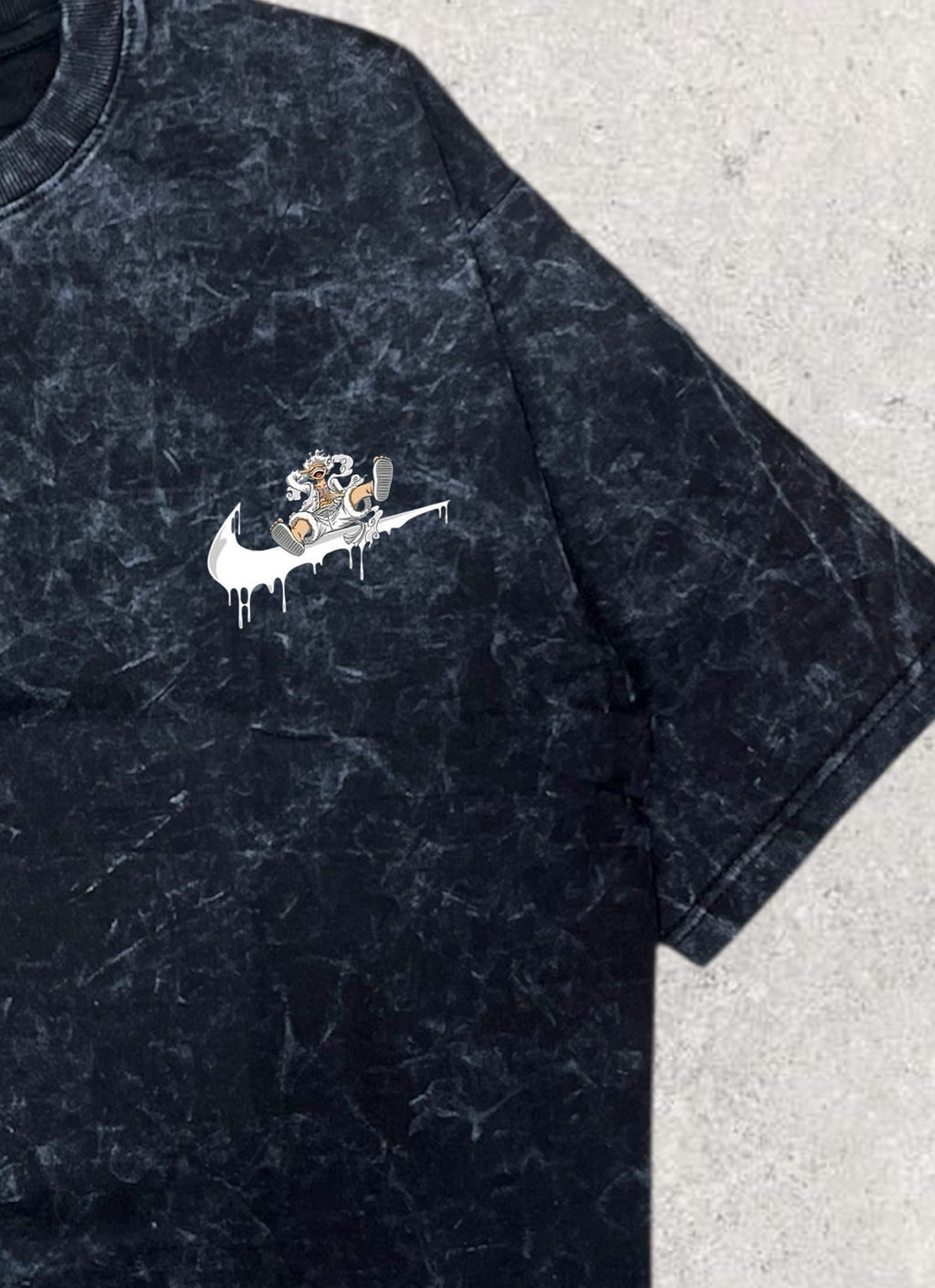 ONE PIECE : Monkey d luffy - printed oversized unisex tshirt