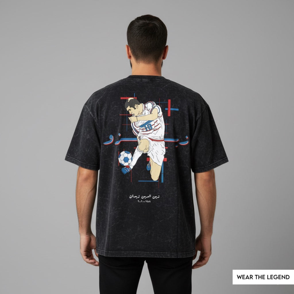 Wear the Legend: Zidane (zizou ) oversized - Drop Shoulder T-Shirt