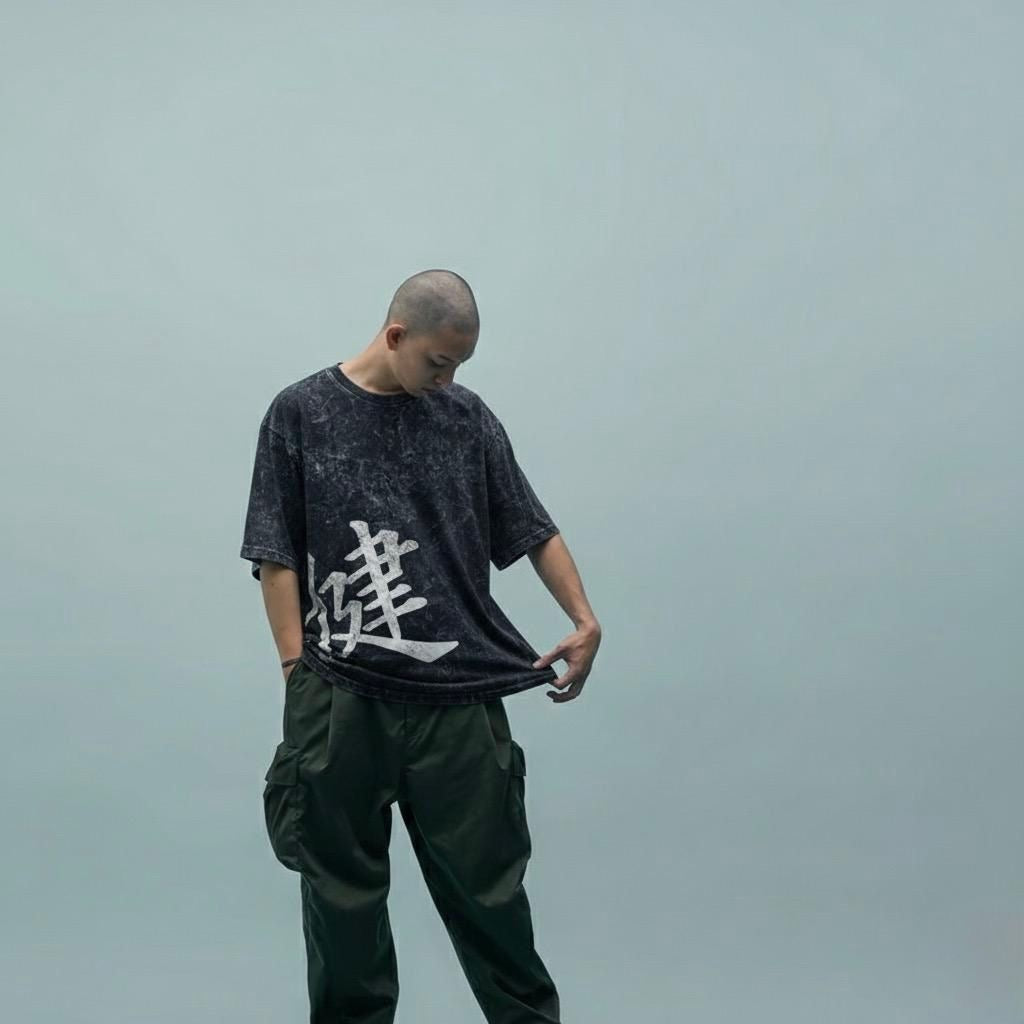 JAPANESE - printed unisex relaxed fit tshirt