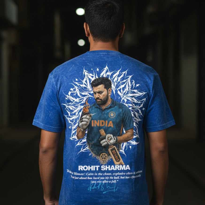 HITMAN FOREVER | rohit sharma  - printed unisex oversized tshirt