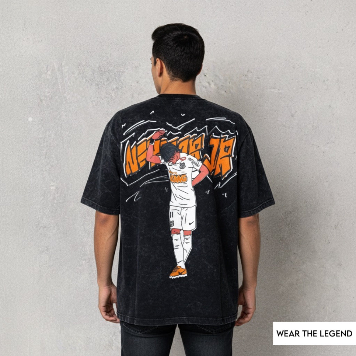 Wear the legend : NEYMAR PRINTED OVERSIZED TSHIRT